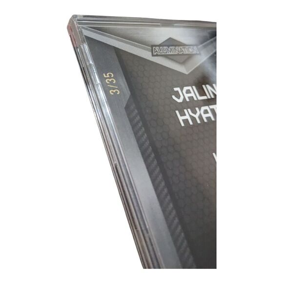 2023 Wild Card Alumination Jalin Hyatt SP Green Snakeskin Auto RC /35 Giants‎ - Picture 3 of 3